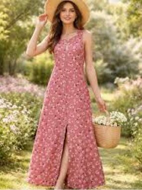 the melody scoopback smocked midi dress KatianaMarie on LTK